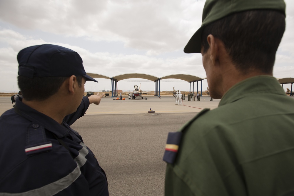 Exercise African Lion 15: Maj. Gen. Simcock visit