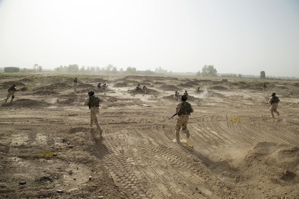 Iraqi army tactical training, Operation Inherent Resolve