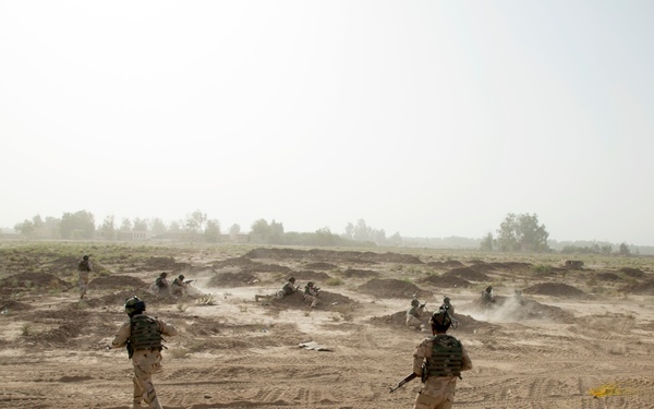 Iraqi army tactical training, Operation Inherent Resolve