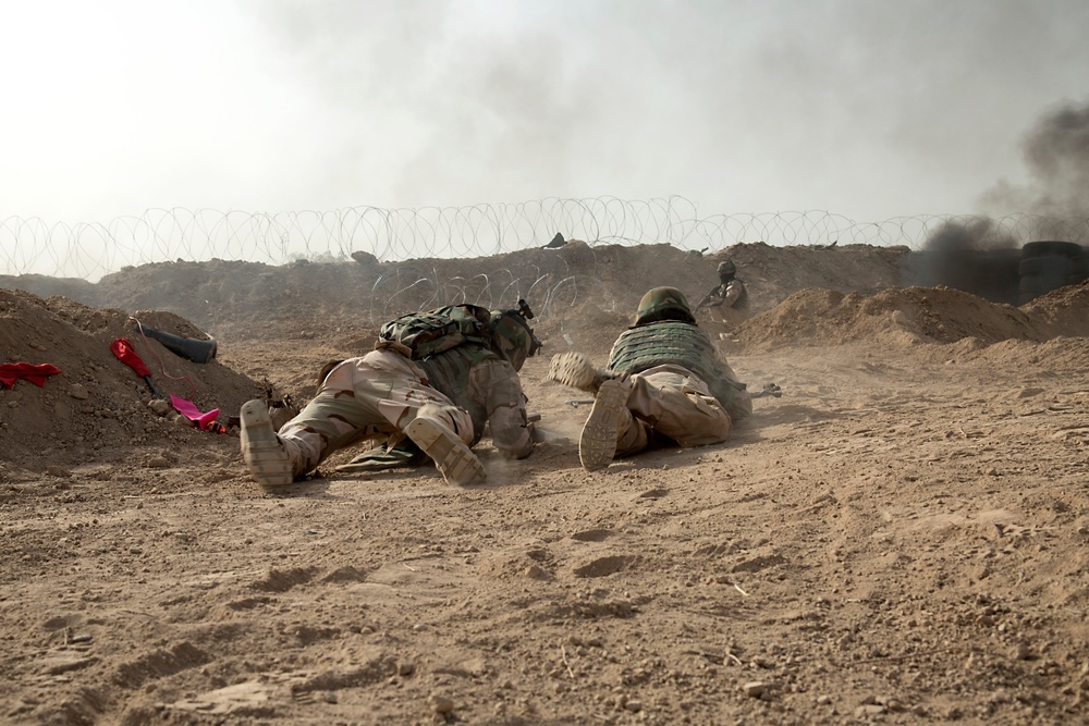 Iraqi army tactical training, Operation Inherent Resolve