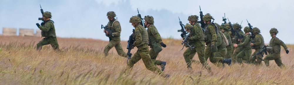 Demonstration for distinguished guests