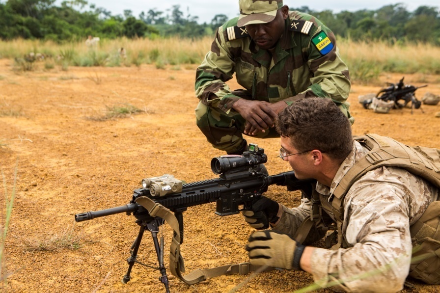 Rapid Fire: Marines Sustain Machine-Gun Proficiency in Gabon