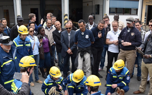 Marshall Center participant sees how Germany’s rescue teams care for injured