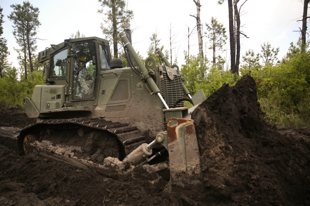 8th ESB conducts a road project