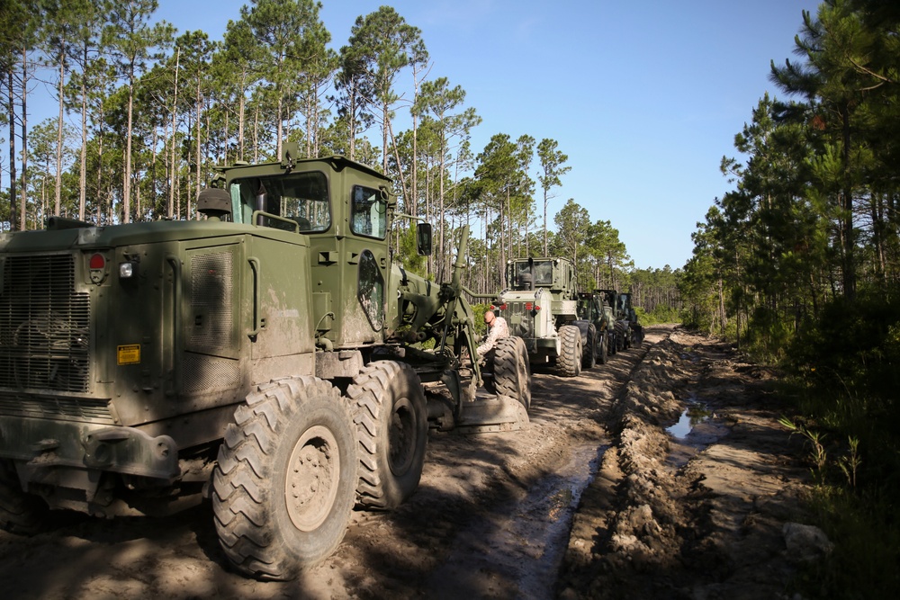 8th ESB conducts a road project