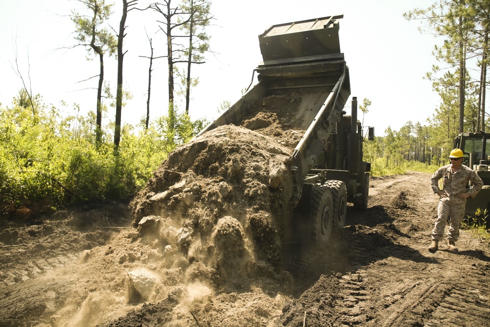 8th ESB conducts a road project