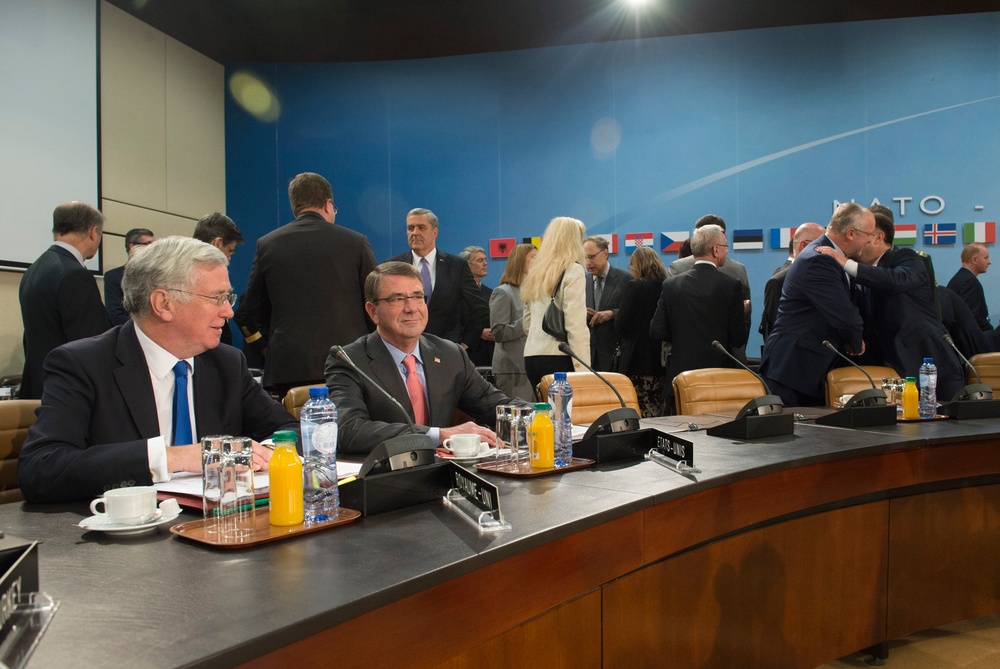 Secretary of defense visits NATO