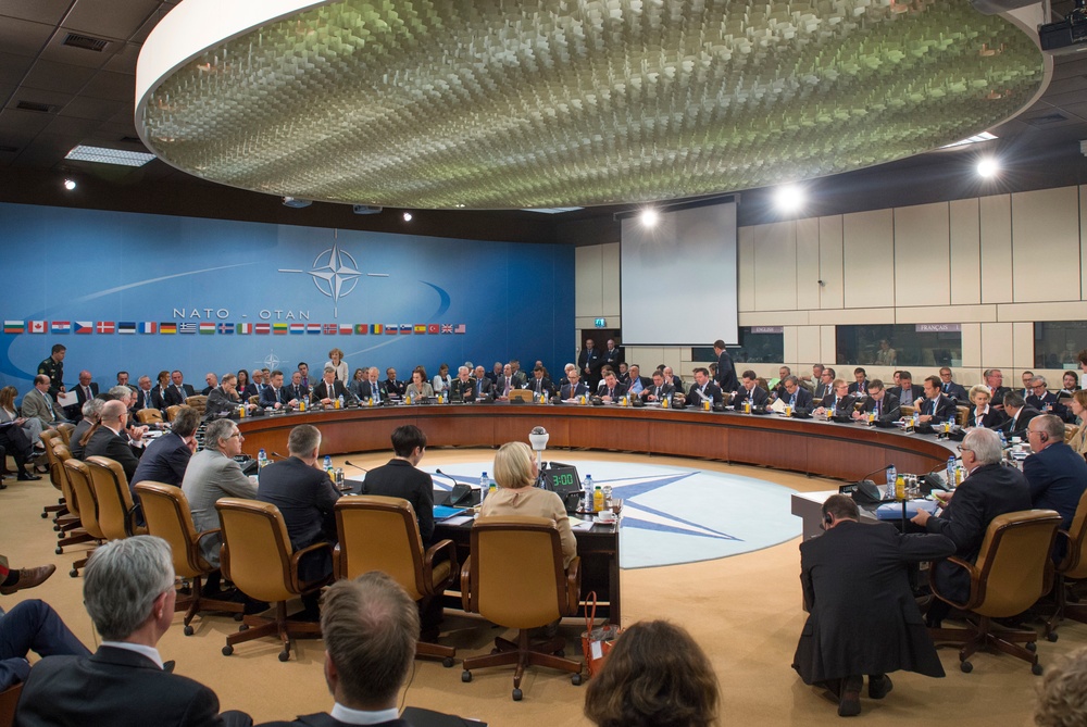 Secretary of defense visits NATO