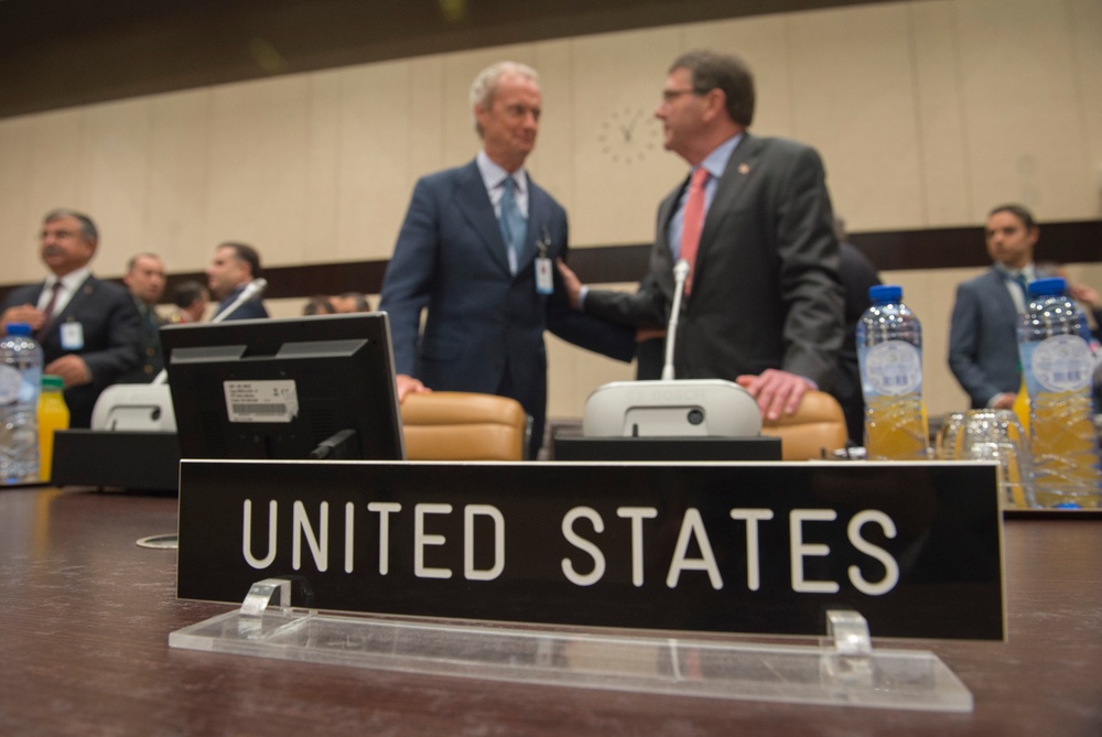 Secretary of defense visits NATO