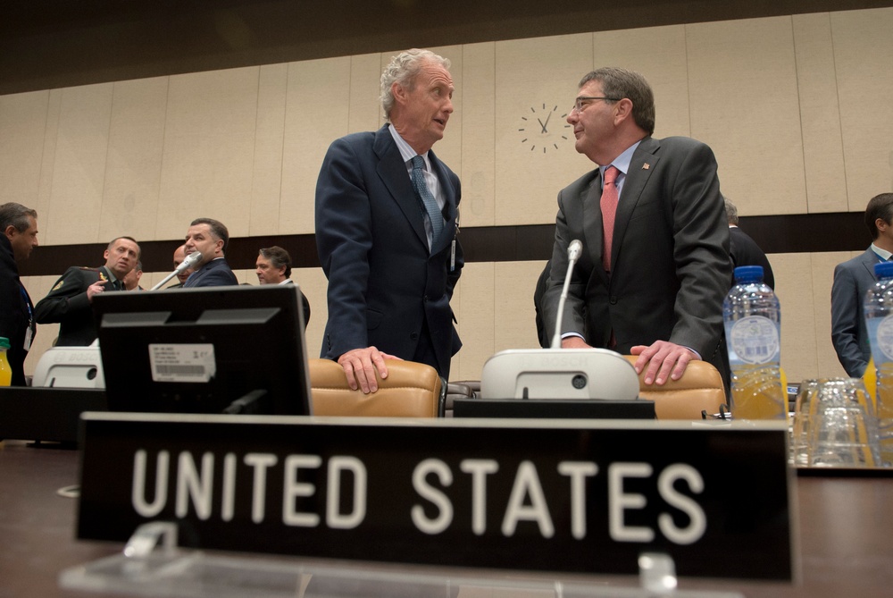 Secretary of defense visits NATO