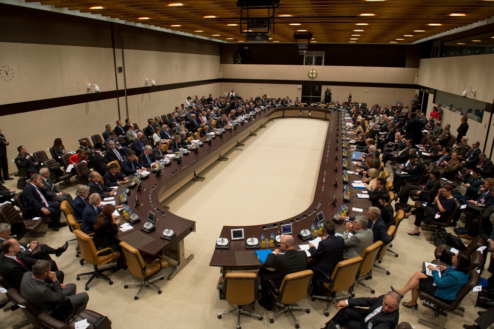 Secretary of defense visits NATO