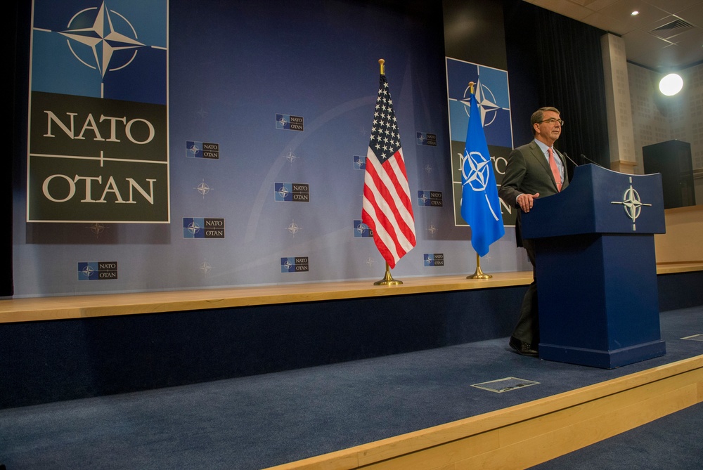 Secretary of defense visits NATO