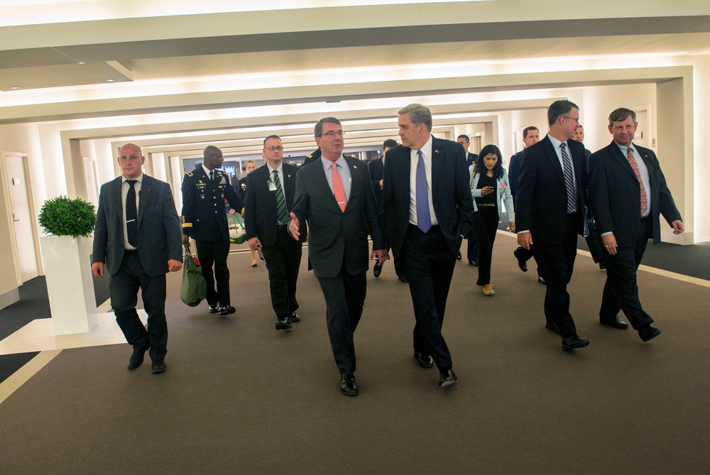 Secretary of defense visits NATO