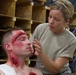 Moulage artist creates realistic wounds