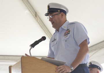 Three Coast Guard cutters change command in Portsmouth
