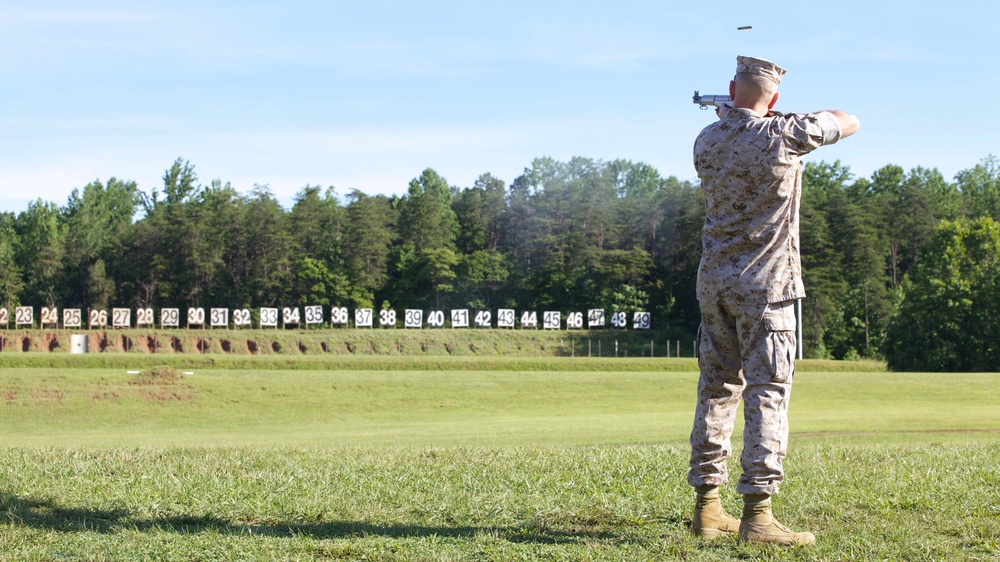 Interservice rifle match begins with first shot