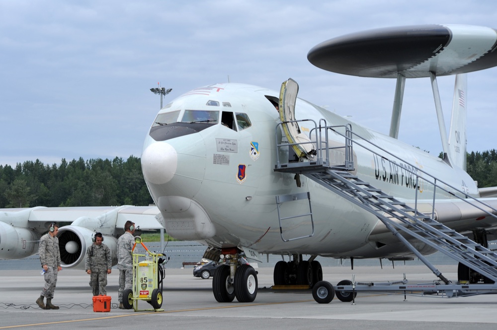 Northern Edge 2015: Air Force E-3G Airborne Warning and Control System