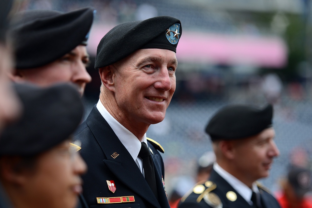 Army honored at Washington Nationals MLB game
