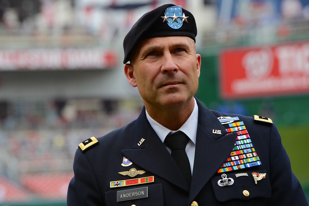 Army honored at Washington Nationals MLB game