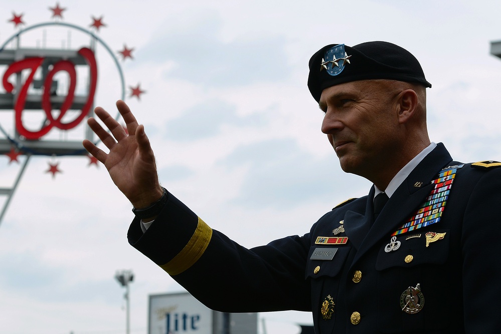 Army honored at Washington Nationals MLB game