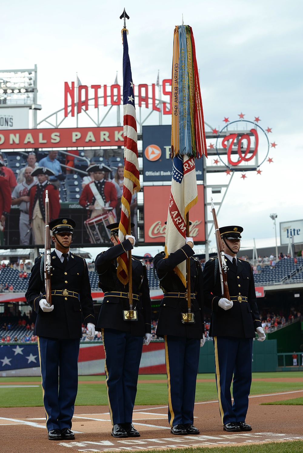 Army honored at Washington Nationals MLB game