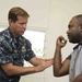 Surgery screening people in Arawa, Papua New Guinea, for Pacific Partnership 2015