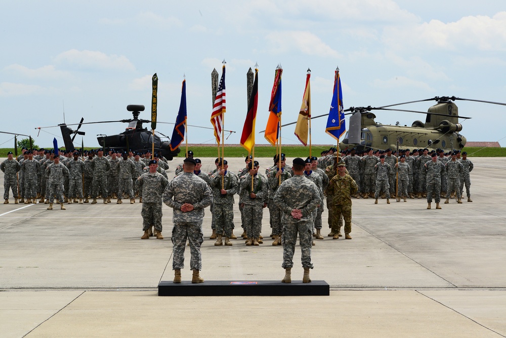 12th Combat Aviation Brigade, change of command ceremony