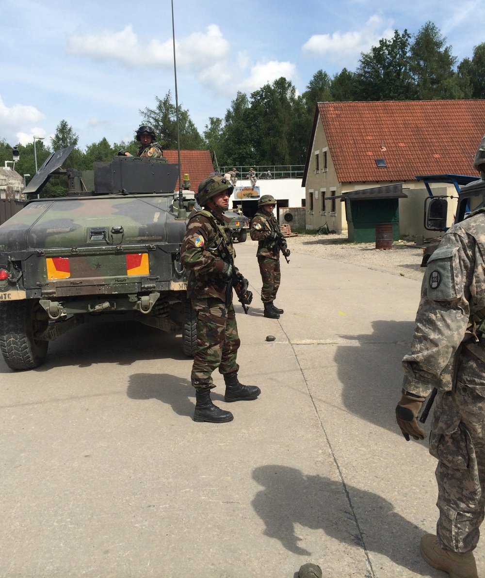 Training for a safe and secure environment brings multinational forces together