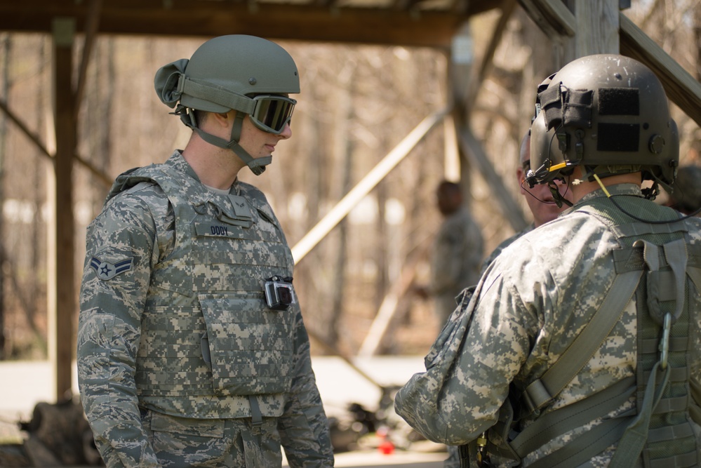 Joint 9-line medevac training for the 158th Fighter Wing