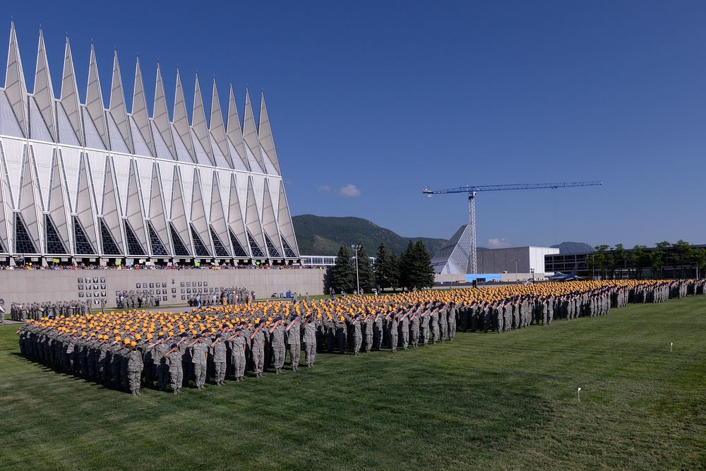 US Air Force Academy Class of 2019 swearing-in ceremony