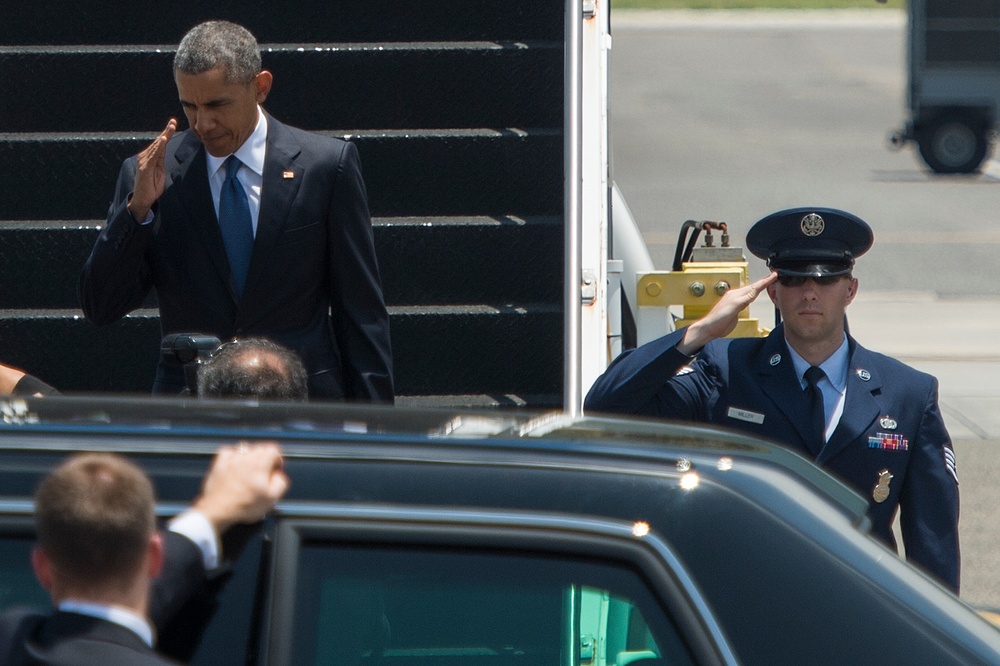 President Obama's visit to Charleston