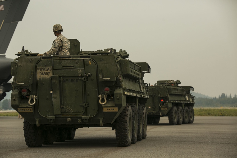 Mobilizing the Strykers