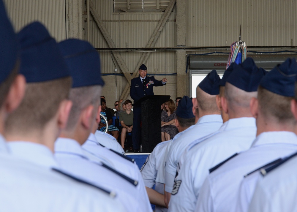 Hohn takes command at Altus Air Force Base