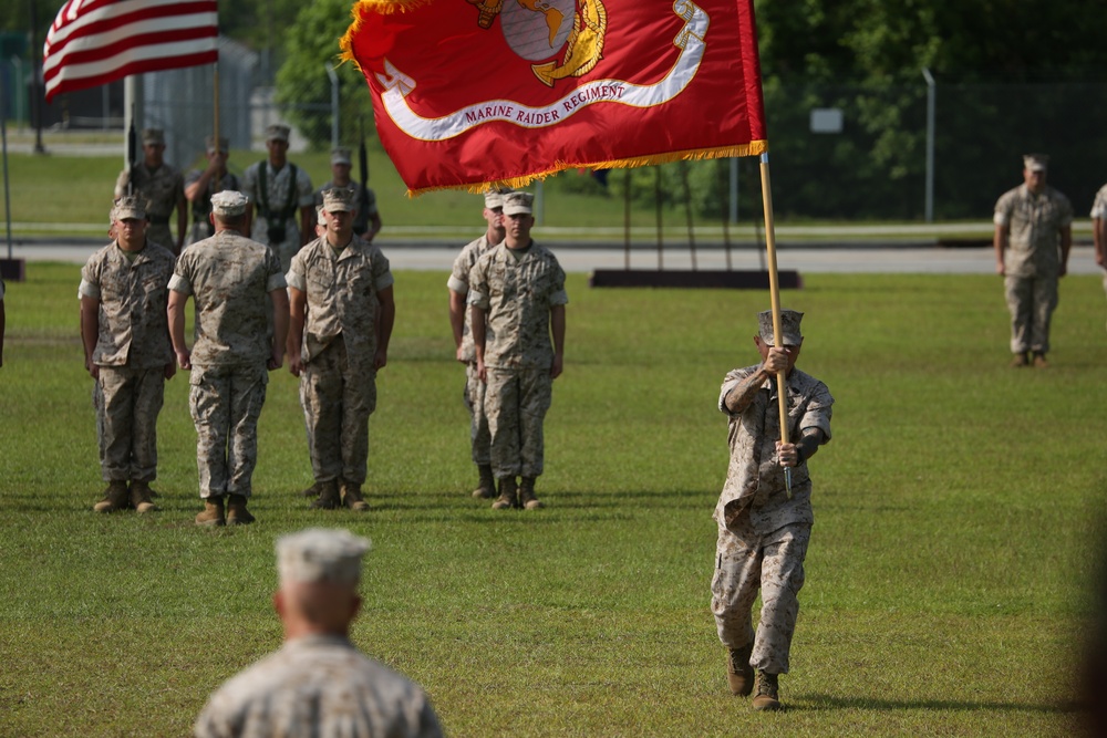 Marine Raider Regiment changes commanders