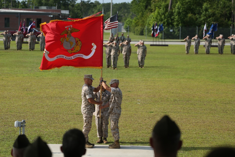 Marine Raider Regiment changes commanders