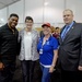 DSD Bob Work and his wife attend the 2015 Defense Department Warrior Games shooting competition