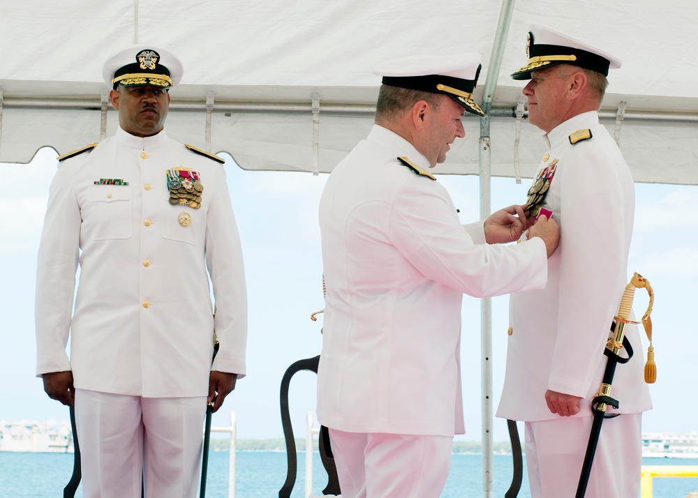 Navy Region and MIDPAC Change of Command Ceremony Held at Joint Base Pearl Harbor-Hickam