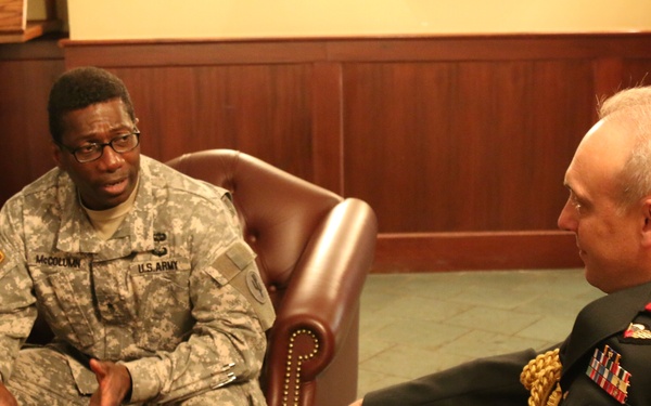 Commanding general visits troops in Canada