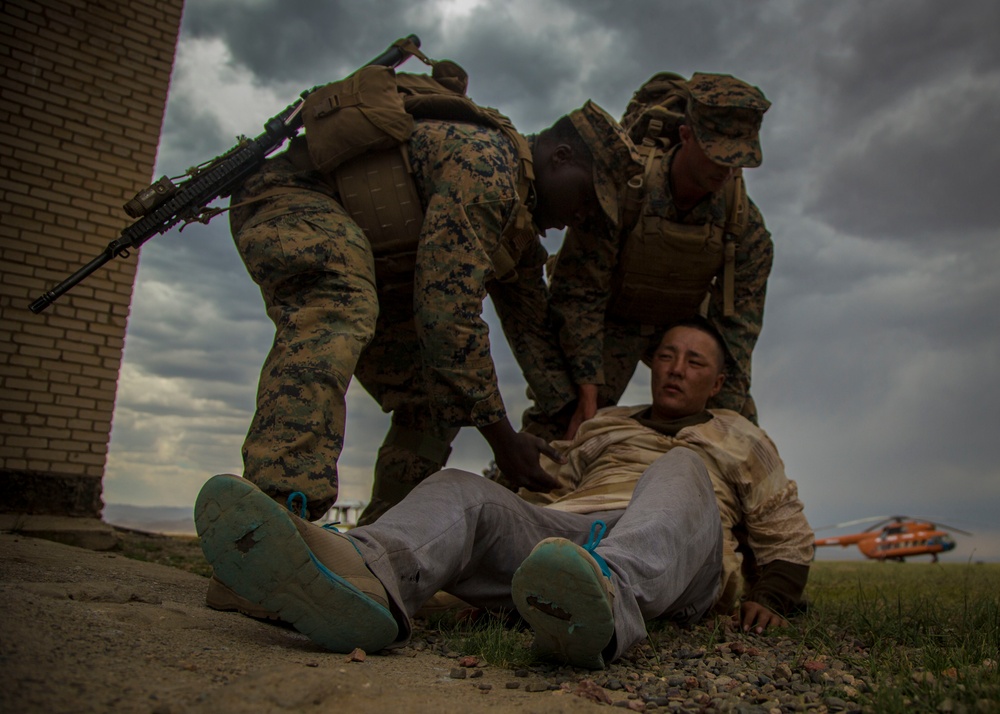 U.S., Mongolian Armed Forces conduct cordon and search training together