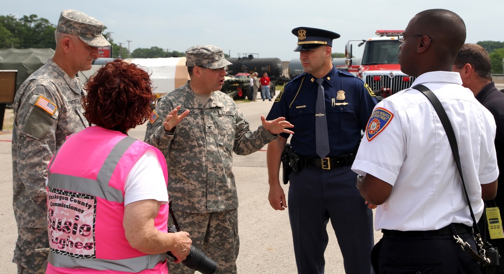 MIARNG partners with local agencies for Northern Exposure 2015