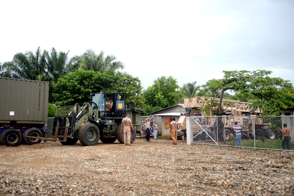 Drill team brings equipment to Honduras Aguan