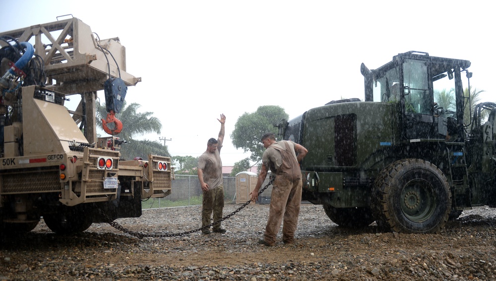 Drill team brings equipment to Honduras Aguan