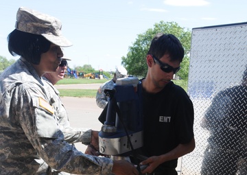 Crow Creek welcomes warrior medics