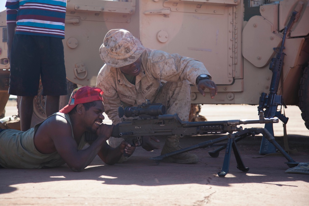 Bradshaw Traditional land owners welcome Marines, Australians