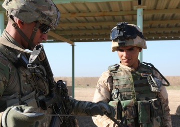 Iraqi army 73rd Brigade Range, Operation Inherent Resolve