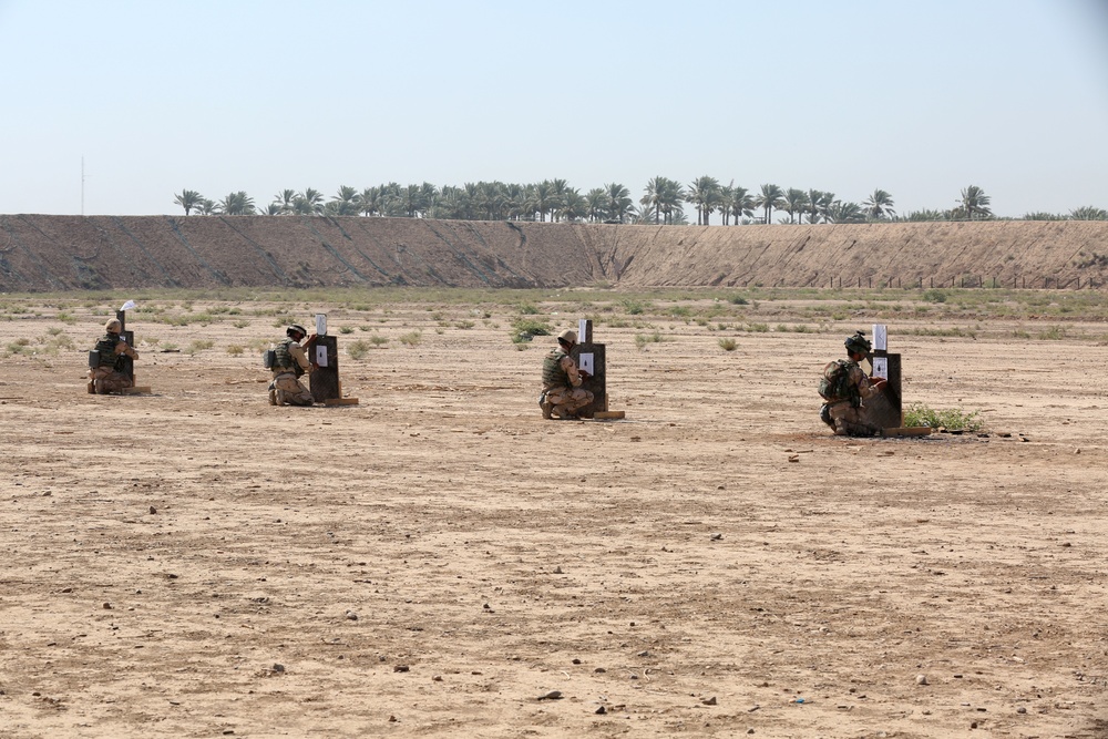 Iraqi army 73rd Brigade Range, Operation Inherent Resolve