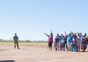 Bradshaw Traditional land owners welcome Marines, Australians