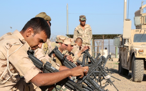 Iraqi army 73rd Brigade range, Operation Inherent Resolve