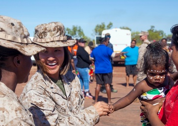 Bradshaw Traditional land owners welcome Marines, Australians