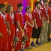 2015 DoD Warrior Games seated volleyball medals cermony